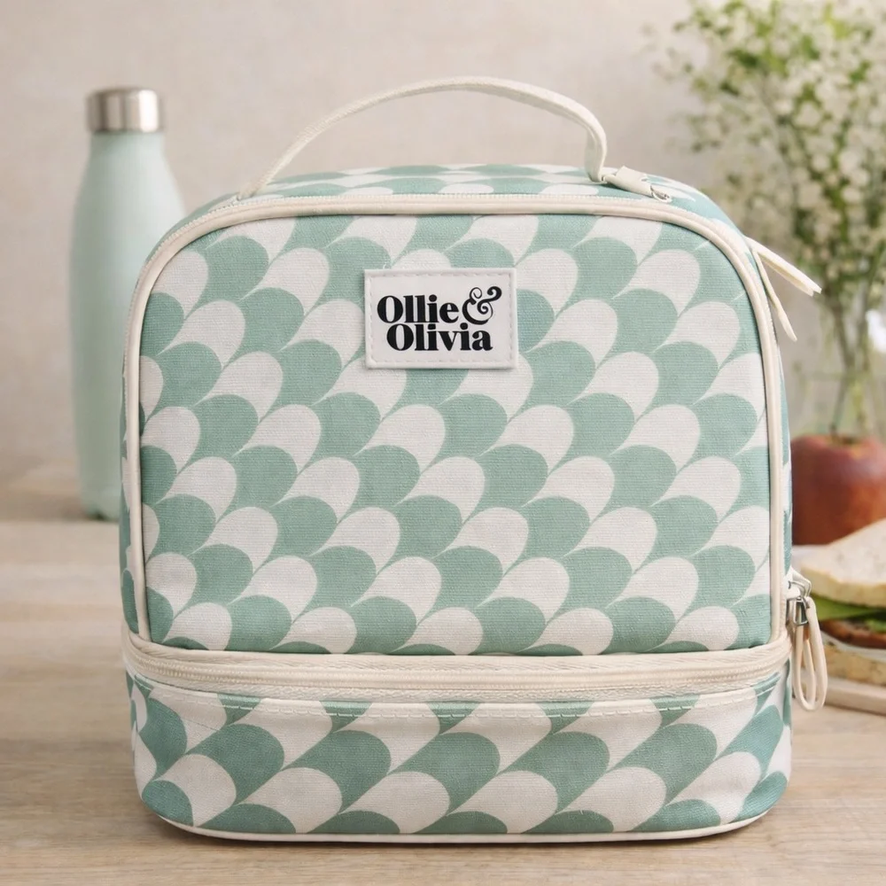 Ollie & Olivia Insulated Lunch Tote w/ Container | NEW - Picture 1 of 4